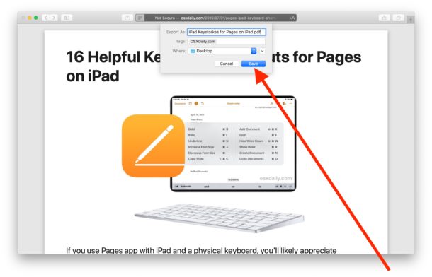 How To Download A Webpage Mac